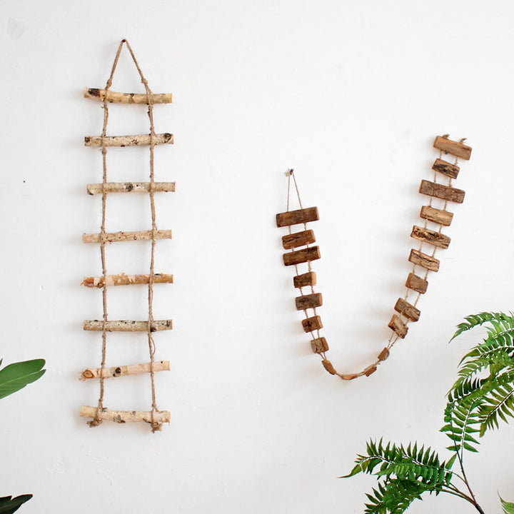 Rustic wall hanging made of natural wood Kalsten