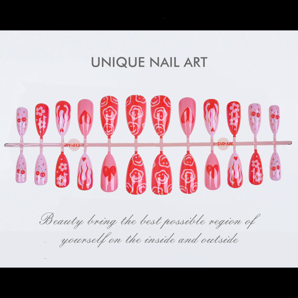 Artistic Press-On Nail Design Set Kalsten