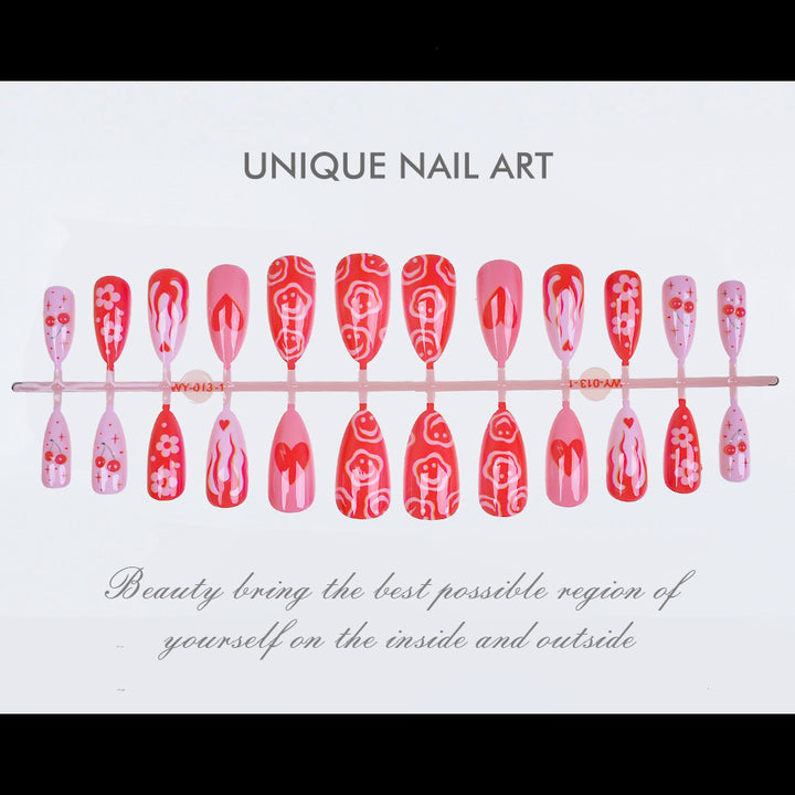 Artistic Press-On Nail Design Set Kalsten
