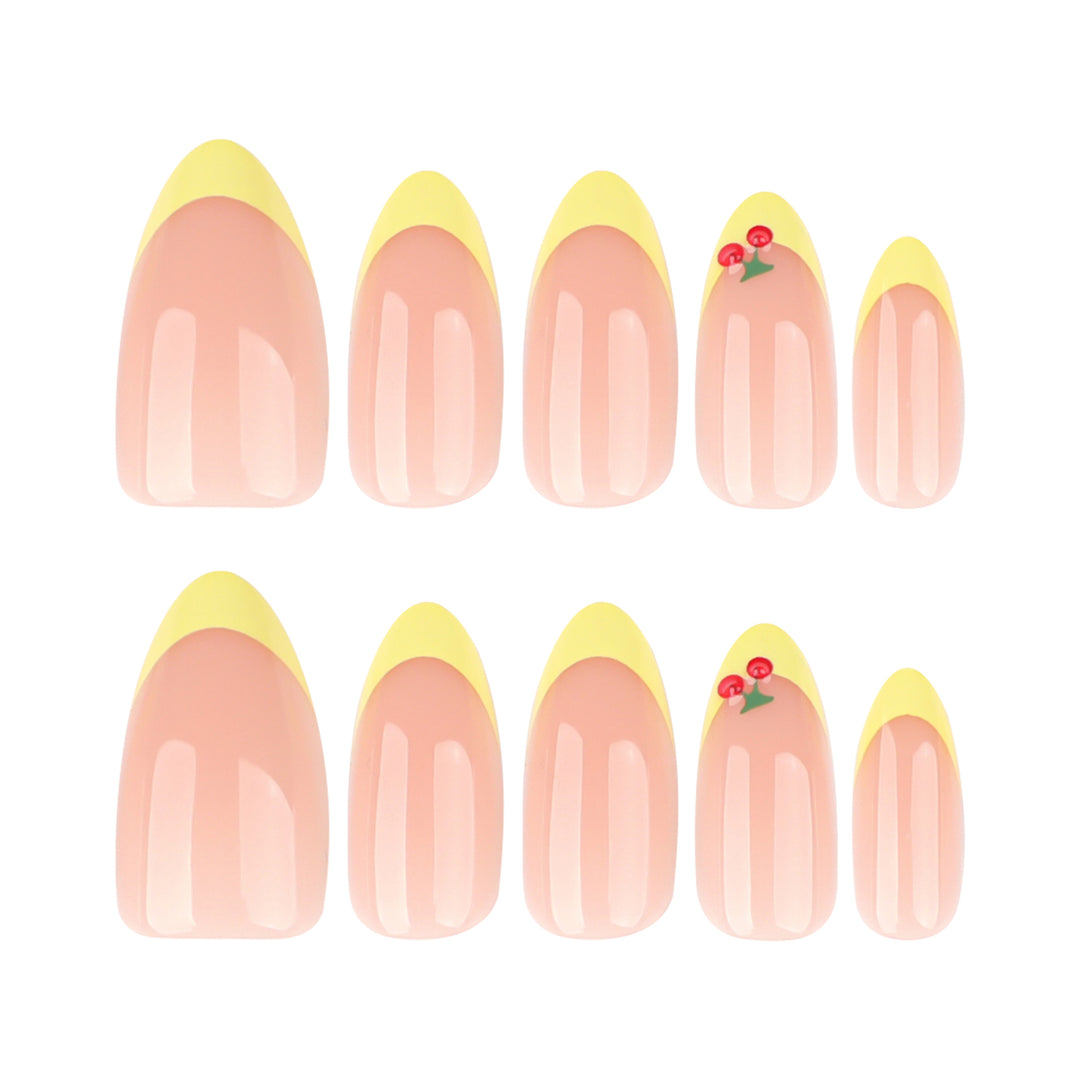 Artificial nail art with flower and glitter elements Kalsten