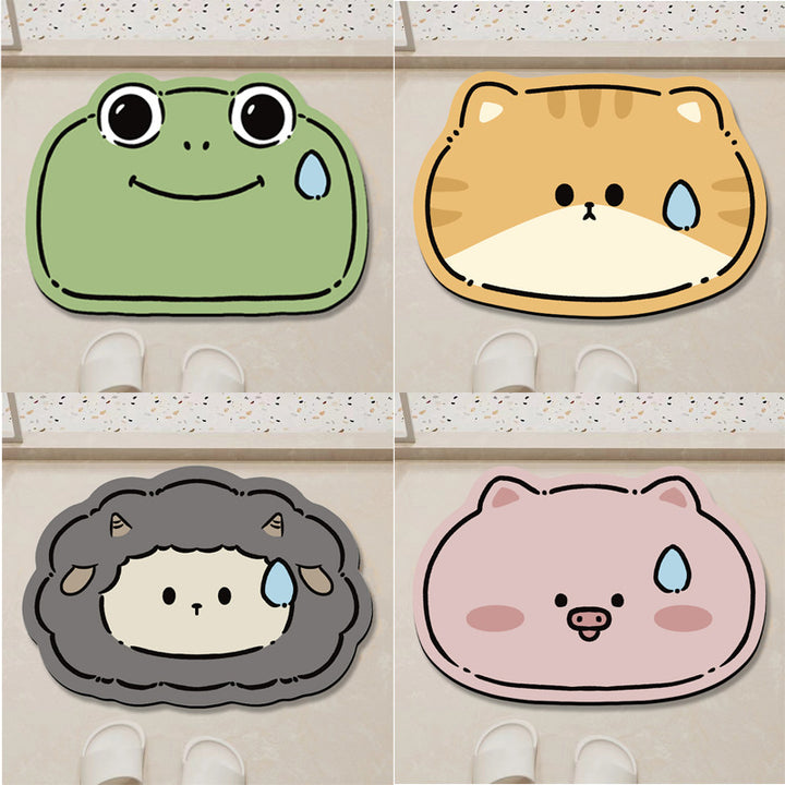 Cartoon Sheep Bath Mat Kalsten