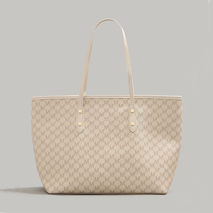 Elegant Symbol-Patterned Tote Bag Kalsten
