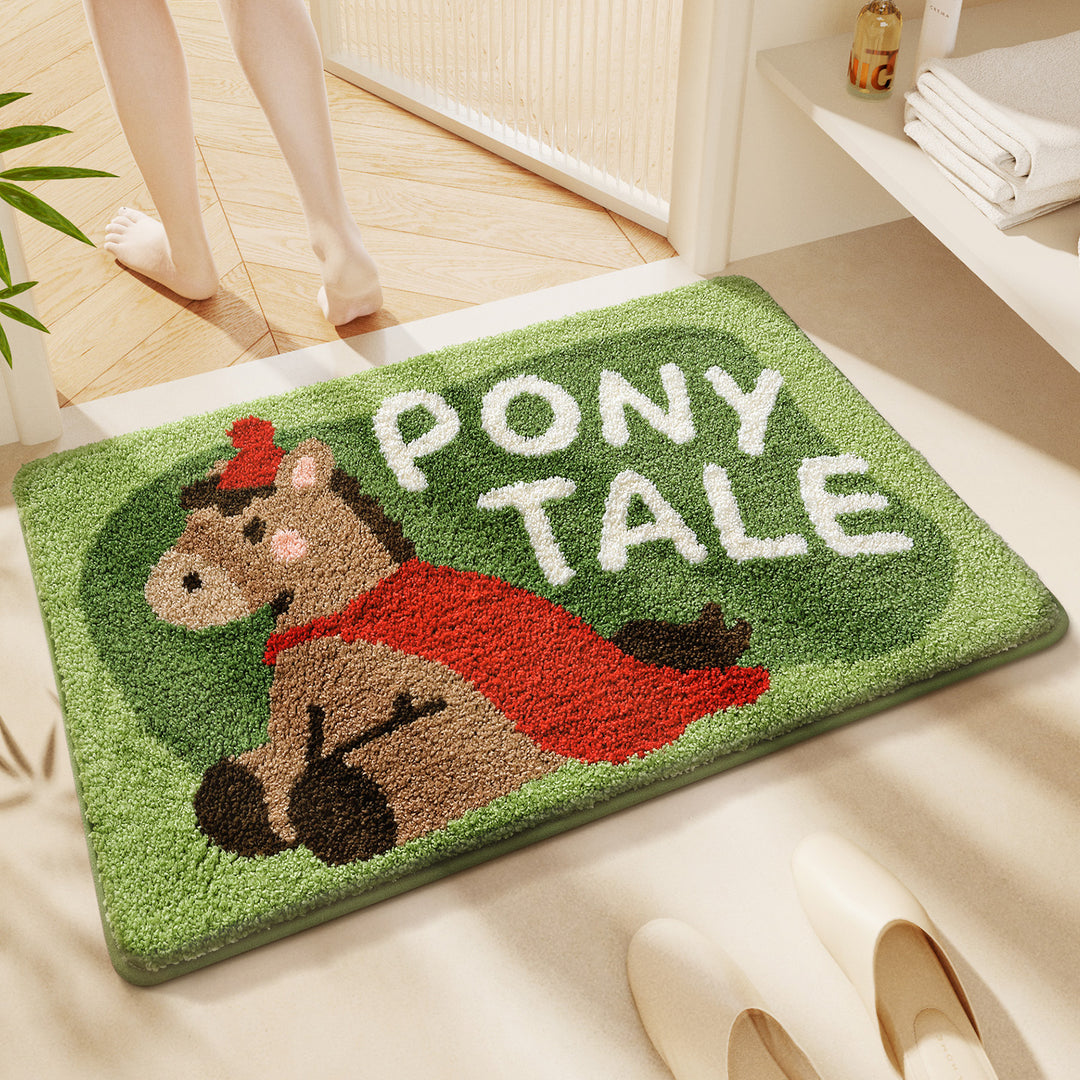 Cute Cartoon Cat Bath Rug Kalsten