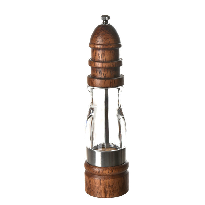 High-quality wood and glass pepper mill Kalsten