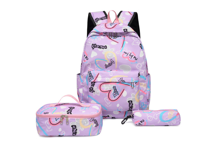 Backpack set with insulated lunch box and pencil case Kalsten