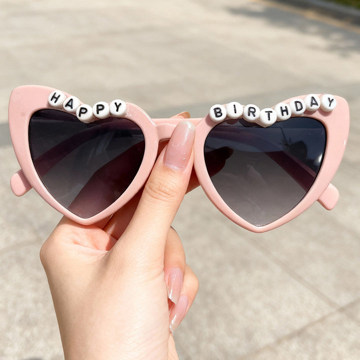 Fun Themed Heart-Shaped Sunglasses Kalsten