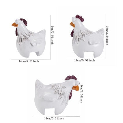 Decorative Chicken Figurine Kalsten