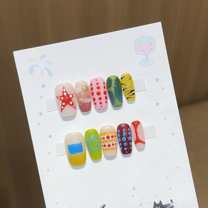 Artificial nails in creative design Kalsten