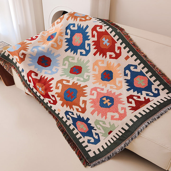 Whimsical Artistic Tapestry Throw Blanket