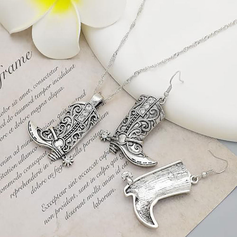 Cowboy Boot Jewelry Set Kalsten
