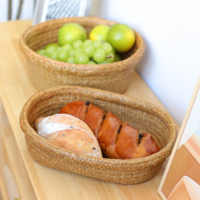 Natural Woven Serving Basket Kalsten