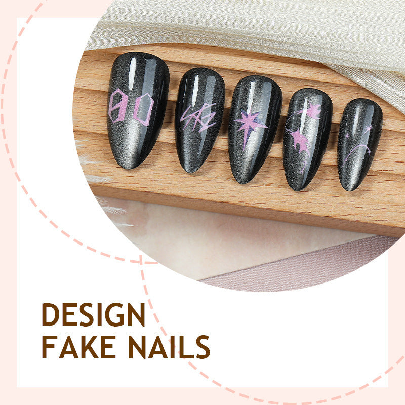 Creative nail art set with mystical designs Kalsten