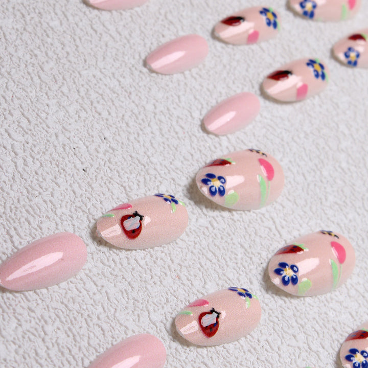 Artistic Floral Press-On Nails Kalsten 1787370443