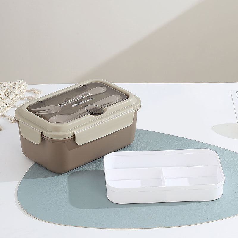 Airtight Bento Lunch Box with Removable Divider