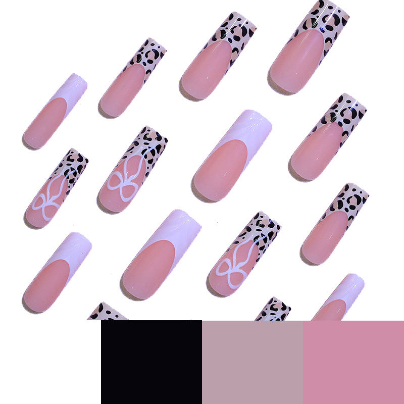 Elegant 3D Leopard Print Nail Art Enhancements Kalsten