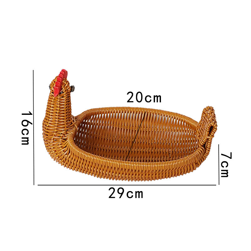 Decorative Woven Duck-Shaped Basket Kalsten