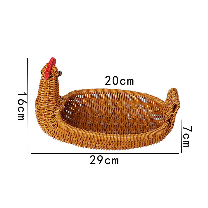 Decorative Woven Duck-Shaped Basket Kalsten