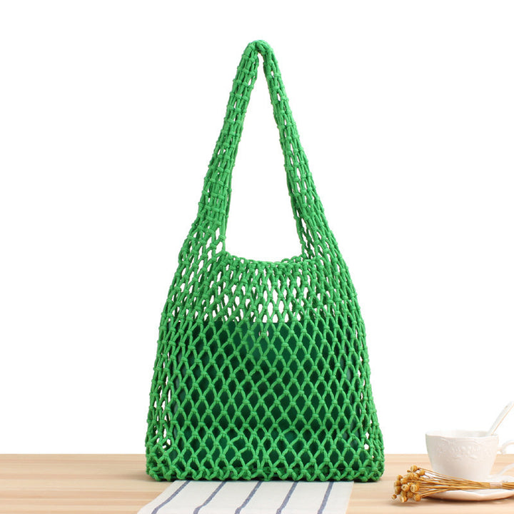 Net bag made of handcrafted natural material Kalsten