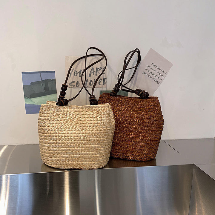 Sustainable Shoulder Bag Made of Natural Macrame Kalsten