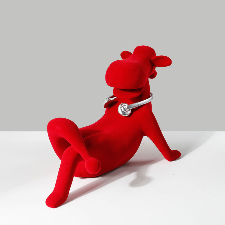 Playful Decorative Dog Figurine