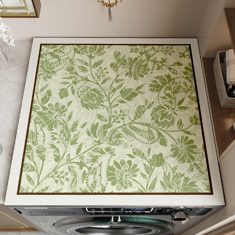 Decorative Floral Area Mat Kalsten 1786980001