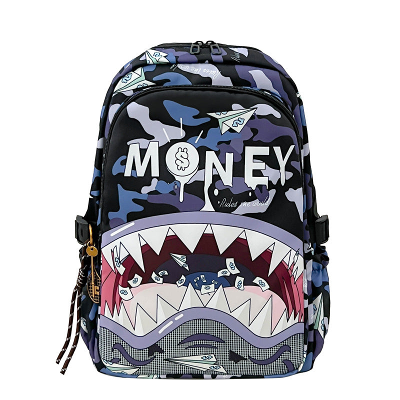Creative Cartoon Shark Backpack