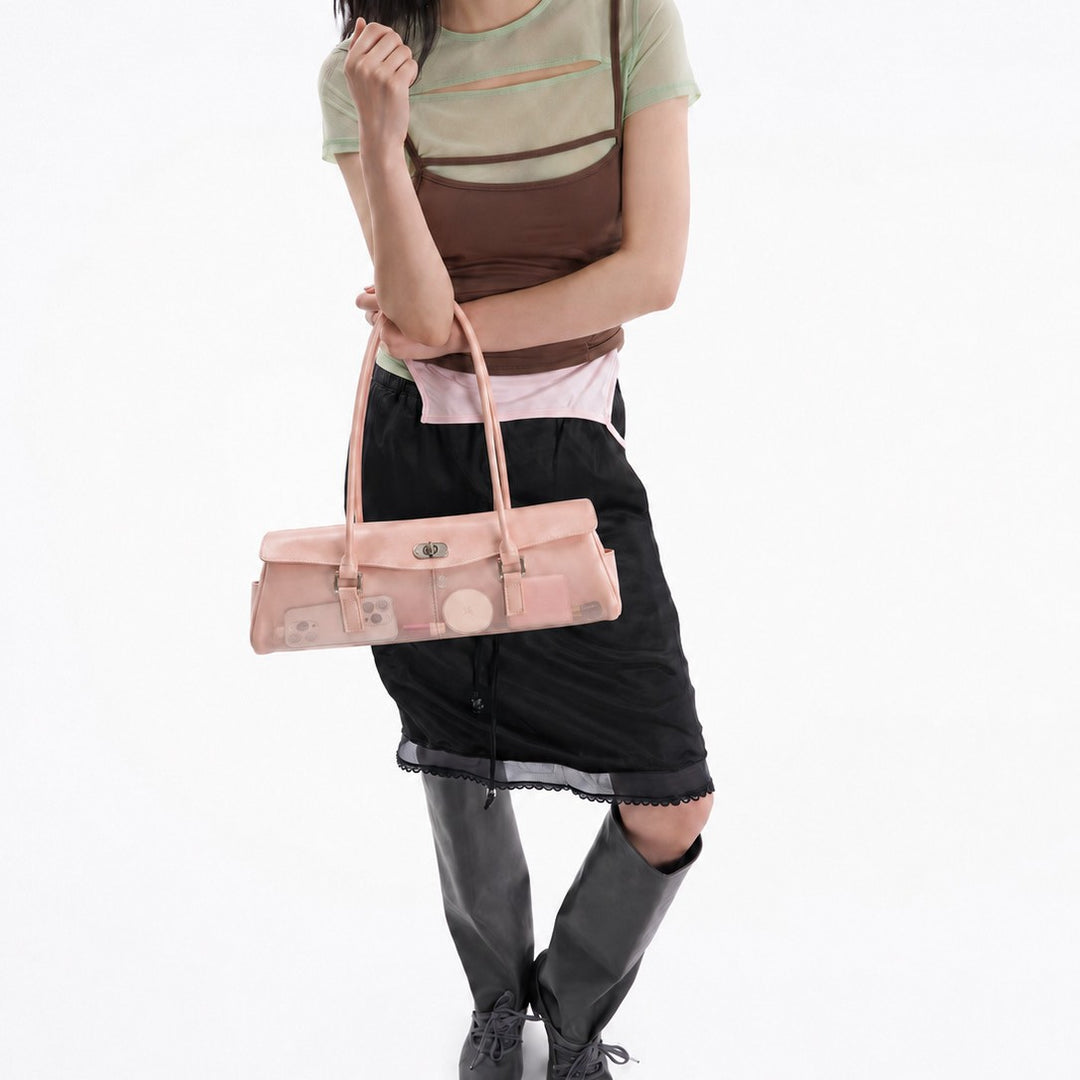 Elegant Structured Handheld Purse