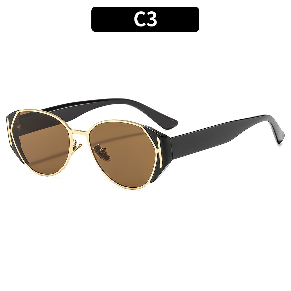 Fashion-Forward Angular Cat-Eye Sunglasses