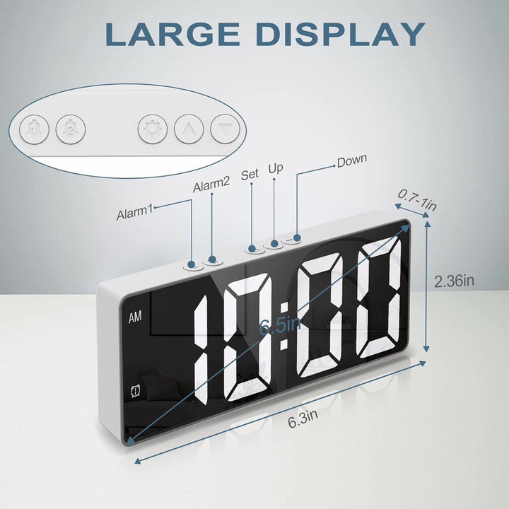 Digital LED Alarm Clock Kalsten