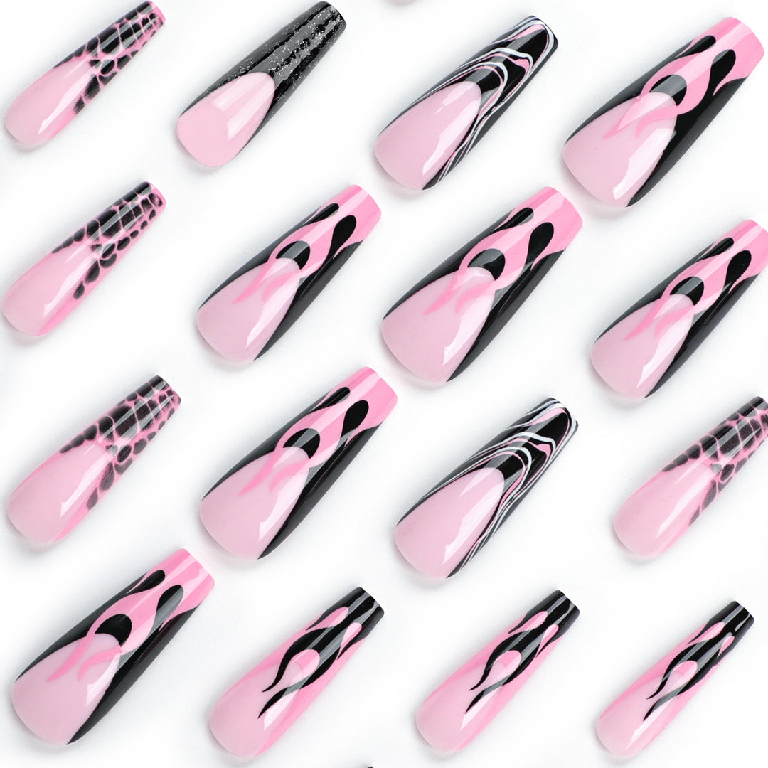 Artistic stiletto nails in modern design Kalsten