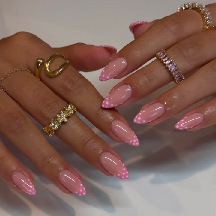 Stylish French Tip Nail Extensions