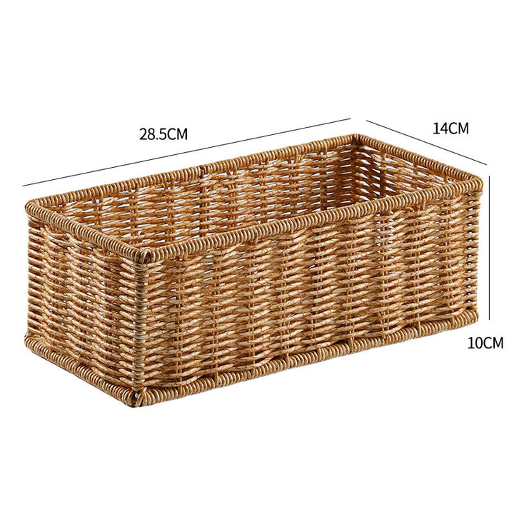 Rectangular Woven Storage Basket Kalsten
