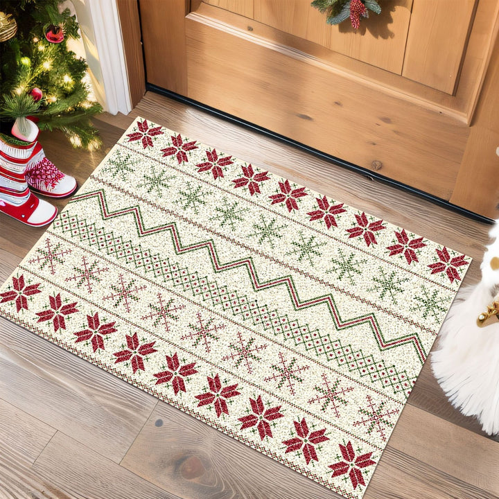 Festive Holiday-Themed Door Mat Kalsten