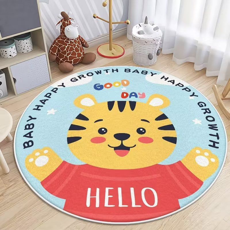 Kids Educational Character Area Rug for Home