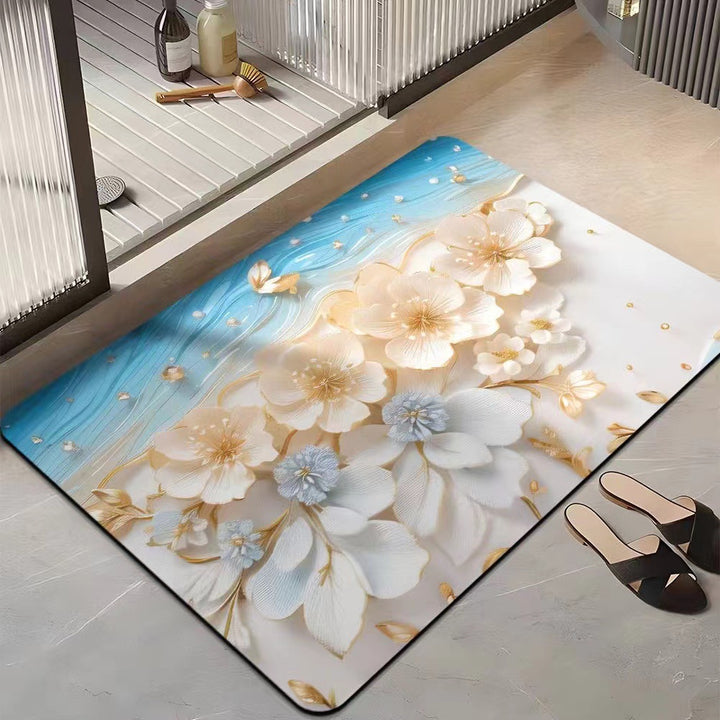 Floral-Themed Comfort Area Mat Kalsten