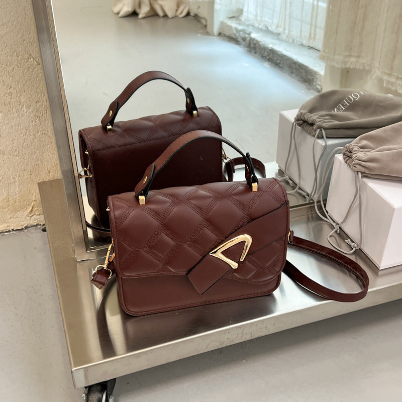 Quilted Handheld Satchel