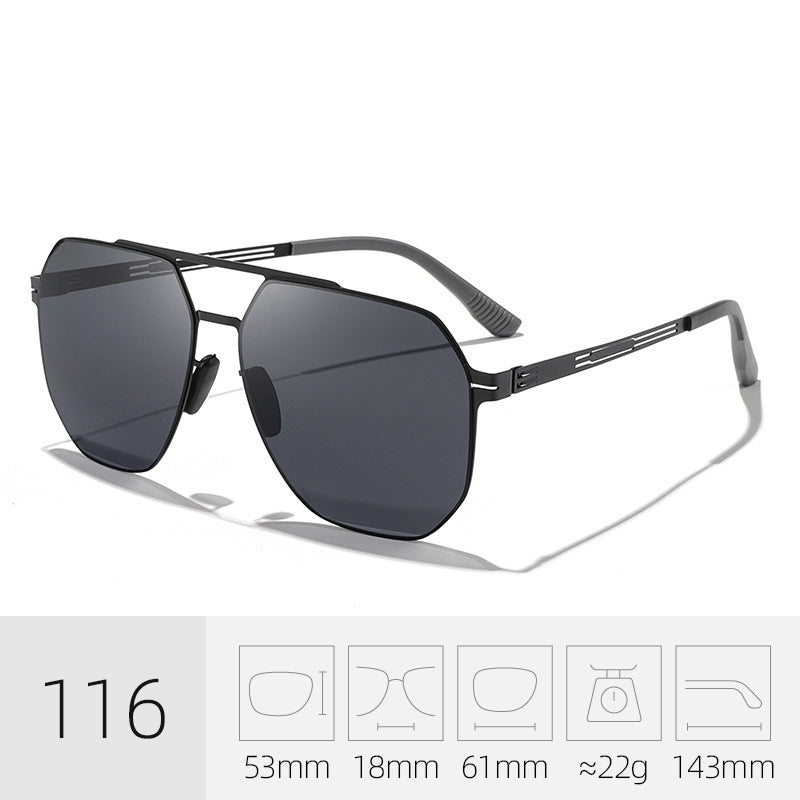 Premium Geometric Frame Sunglasses Kalsten