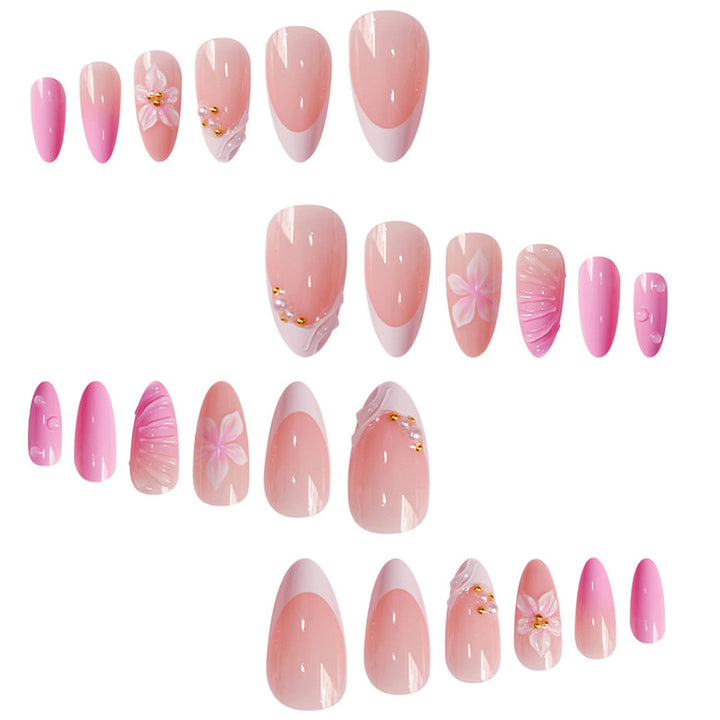 Artistic 3D Floral Press-On Nail Kit Kalsten
