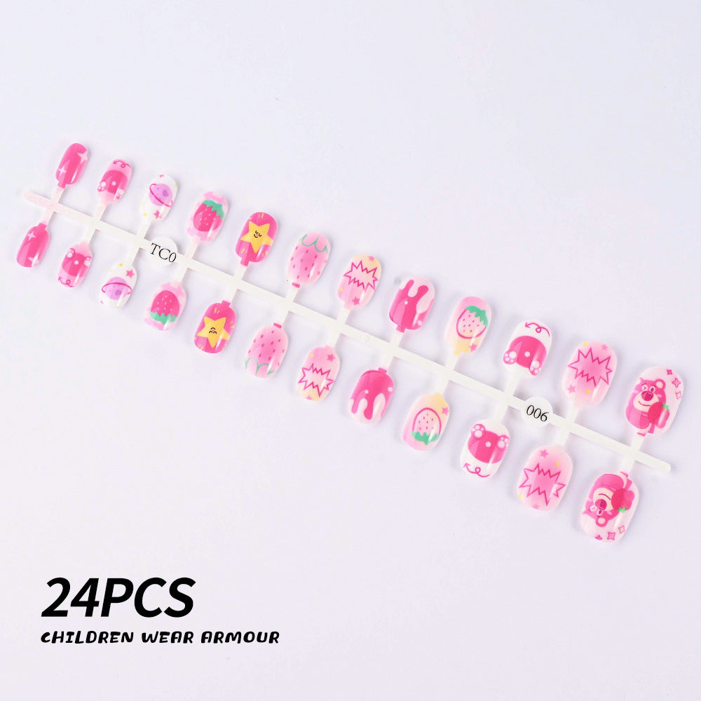 Children's Fun-Themed Press-On Nail Set Kalsten