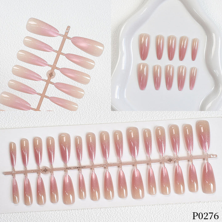 Ombre Glitter Press-On Nails Kalsten