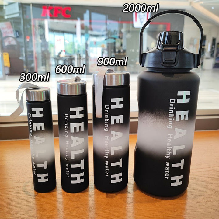 Ladies' Motivation Water Bottle with Time Scale and Ergonomic Design Kalsten