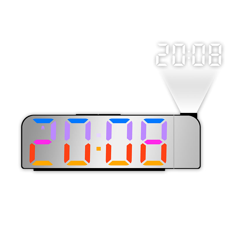 Projection alarm clock with colored LED display Kalsten