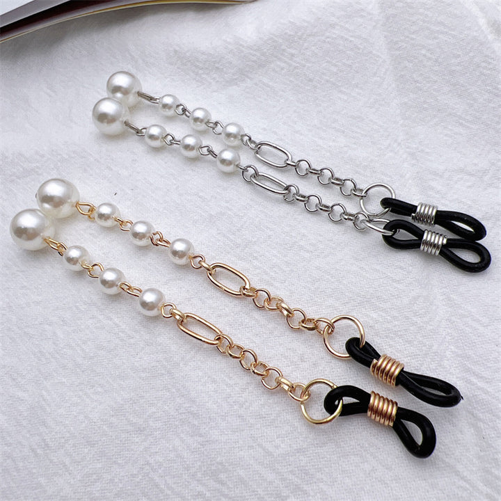 Elegant Pearl-Linked Eyewear Chain Kalsten