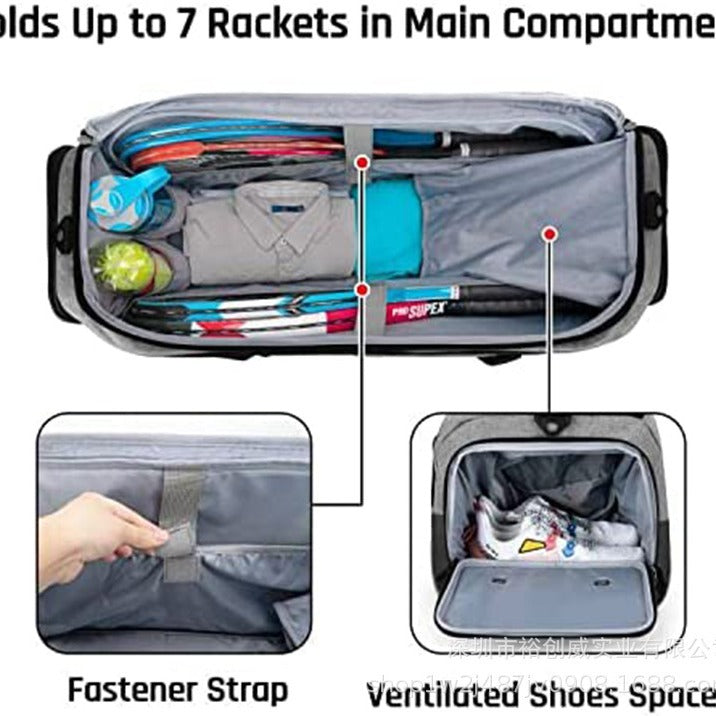 Multi-Compartment Sports Duffle Bag Kalsten