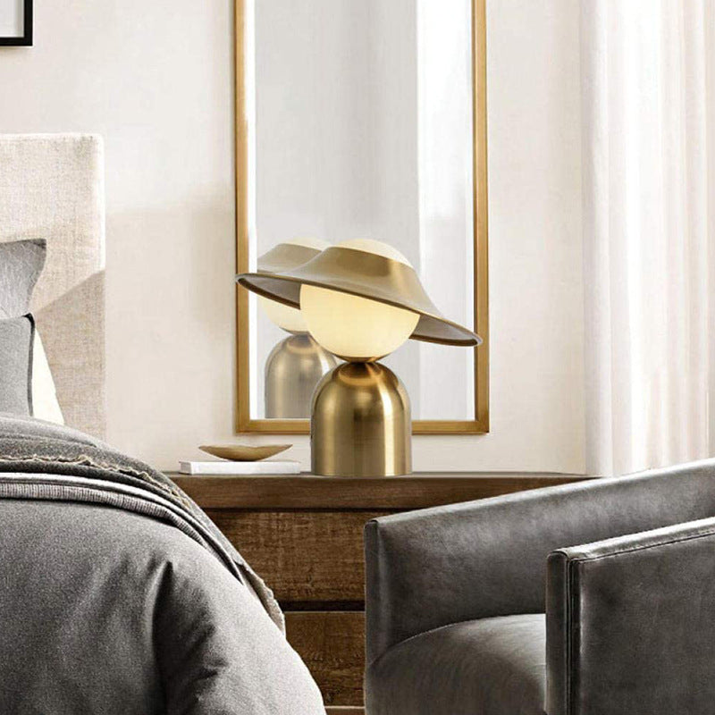 Modern Desk Lamp with Unique Shade