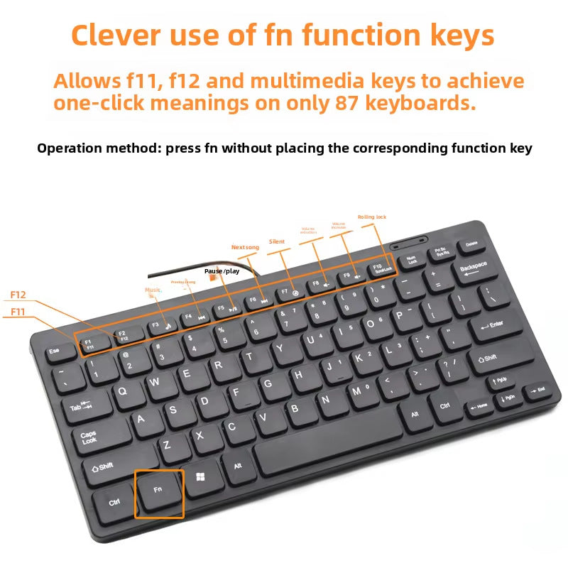 Wired Compact Keyboard Kalsten