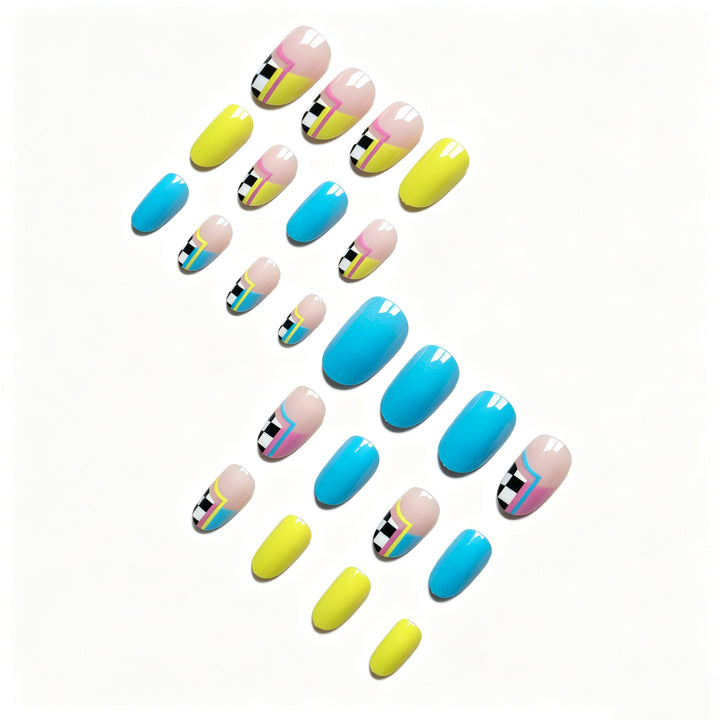Creative Abstract Nail Design