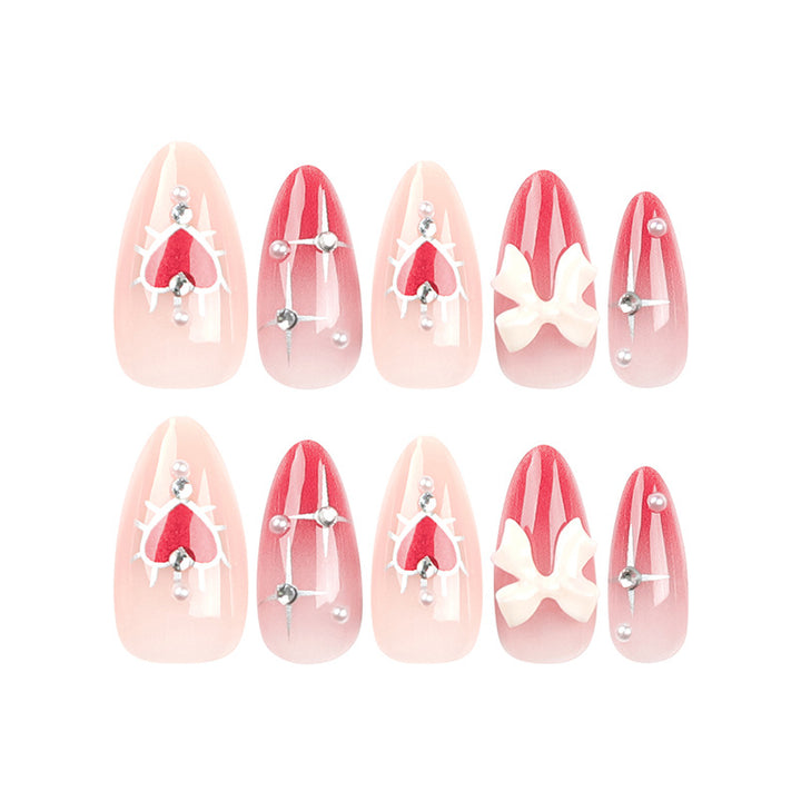 Exquisite acrylic nails with cute and decorative design Kalsten