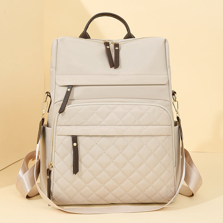 Quilted Multi-Compartment Backpack Kalsten