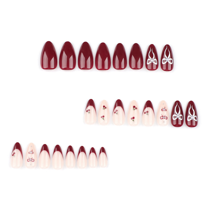 Glamorous stiletto nails with delicate accents Kalsten